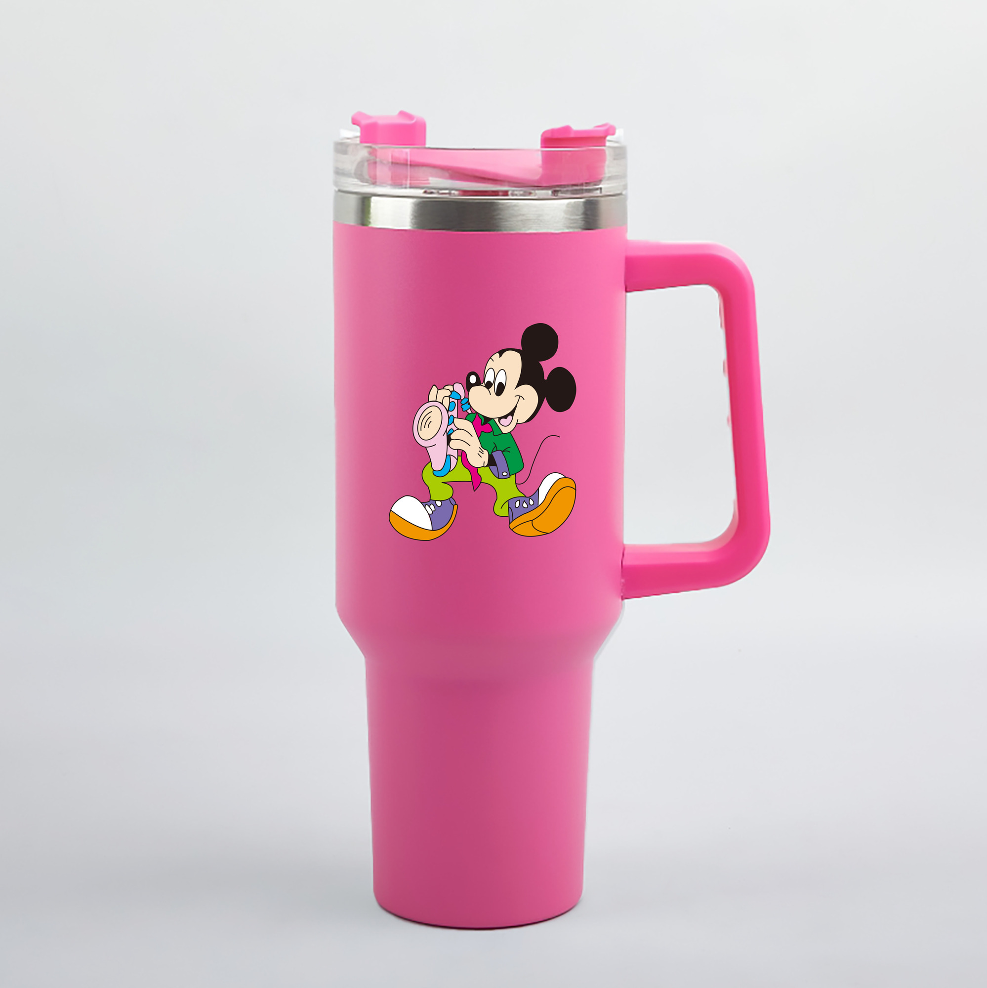 （画像用） ミッキーマウス Mickey Mouse 1200mL車用タンブラー（カラープリント）
